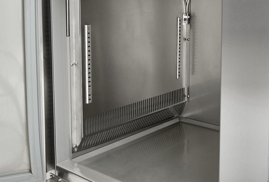 Mesa frigorífica de acero inoxidable para pizza y pasteles